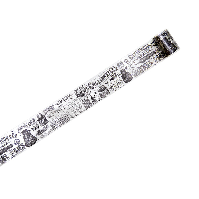 1 Roll Black-White PET Tape YTLX