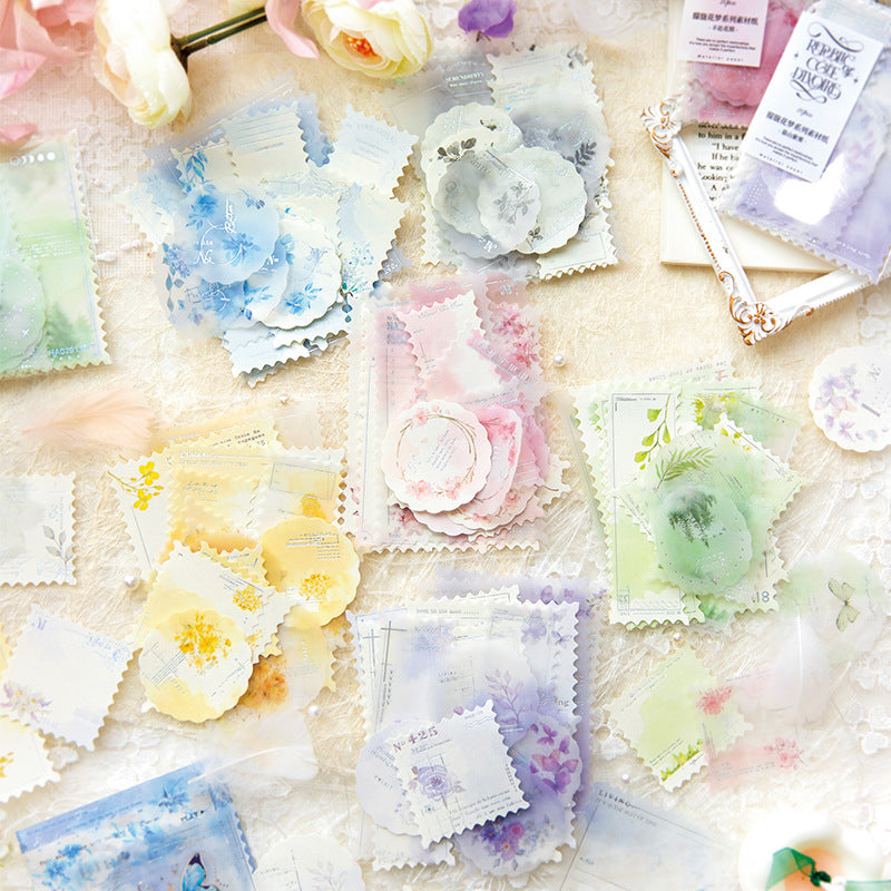 20Pcs Floral Scrapbook Paper MLHM