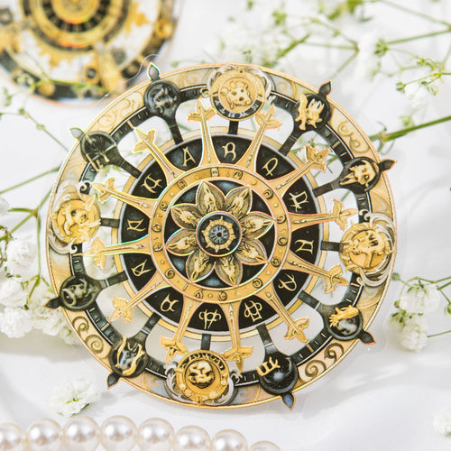 10pcs Mandala Flower Stickers MZHY