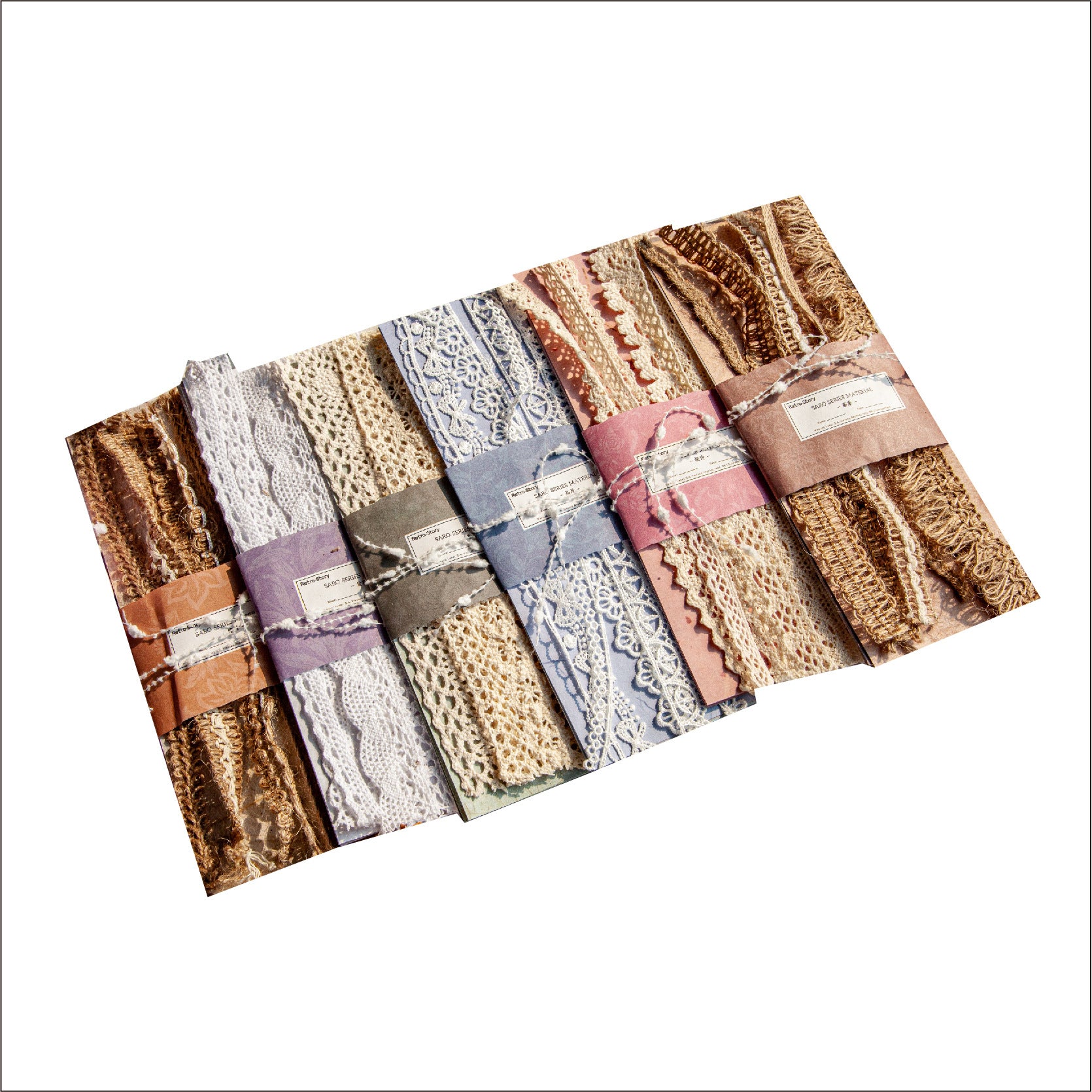 18pcs Lace Scrapbook Supplies SLXL
