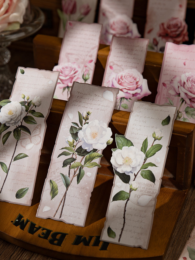 15pcs Rose Theme Scrapbook Supplies HDLX