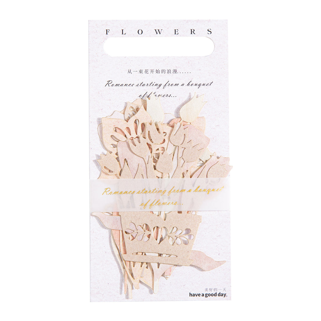 10Pcs Cutout Flower Paper YSHXL