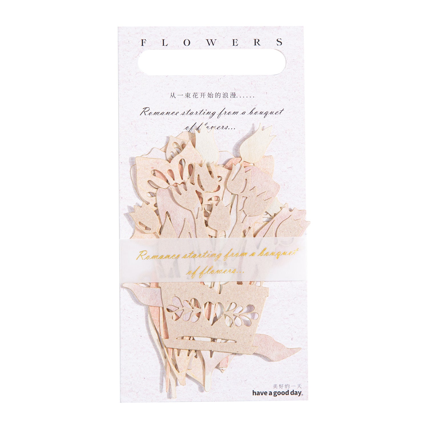 10Pcs Cutout Flower Paper YSHXL