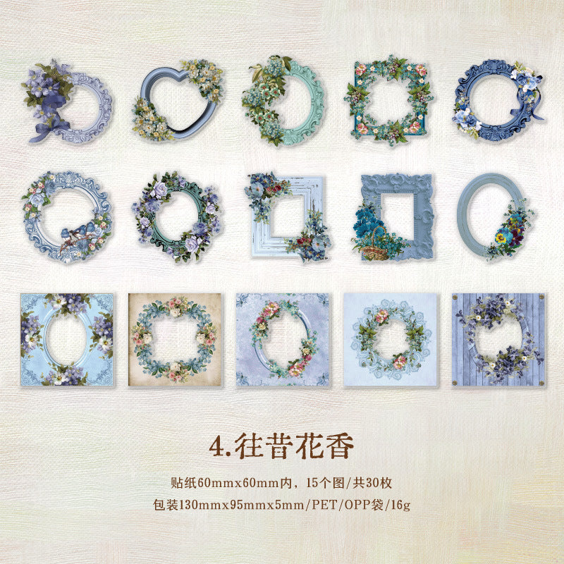 30 Pcs PET Stickers DJTH