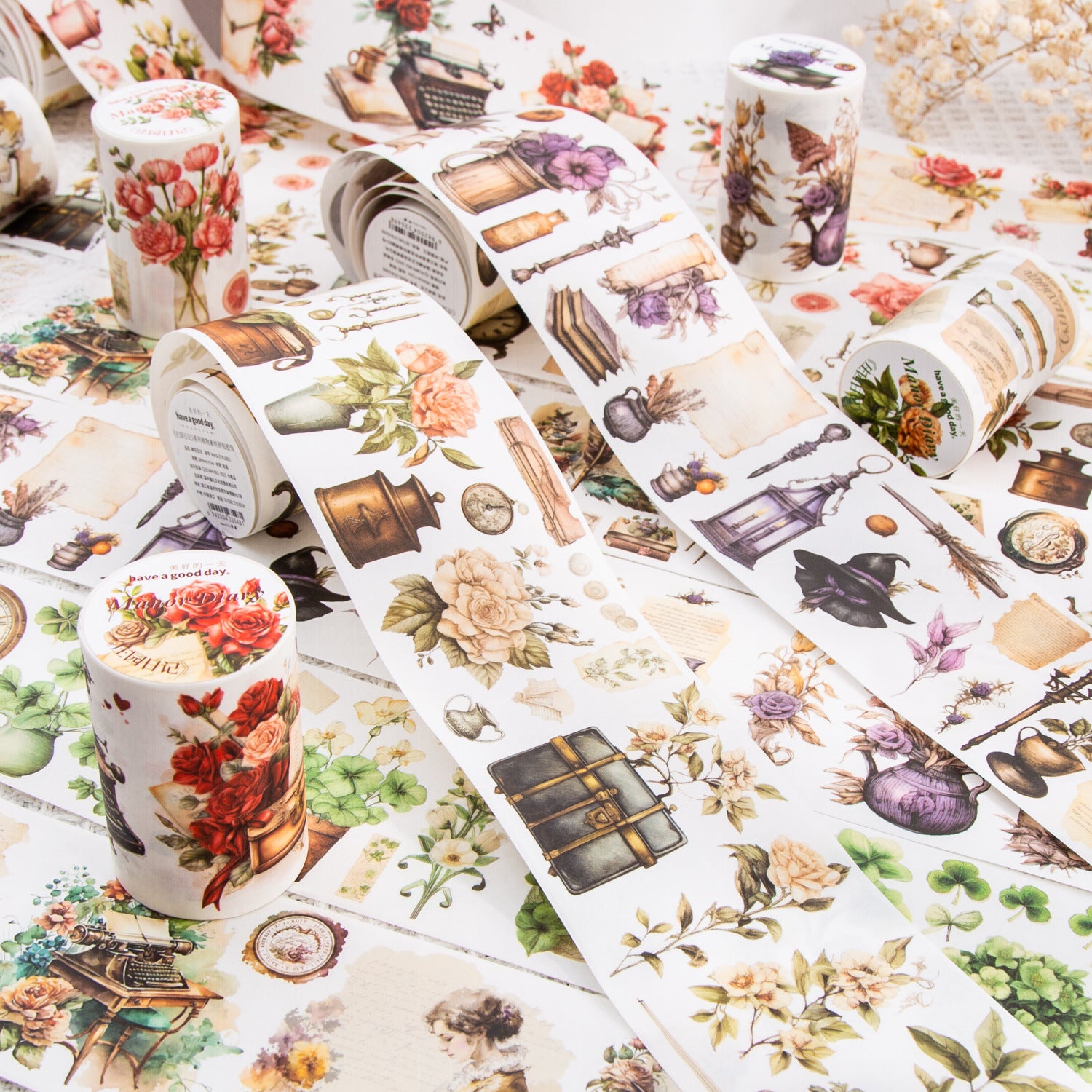 1 Roll Garden Theme Washi Tape ZYRJ