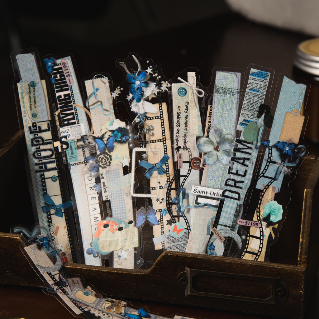 20PCS PET Lace Stickers CLJY