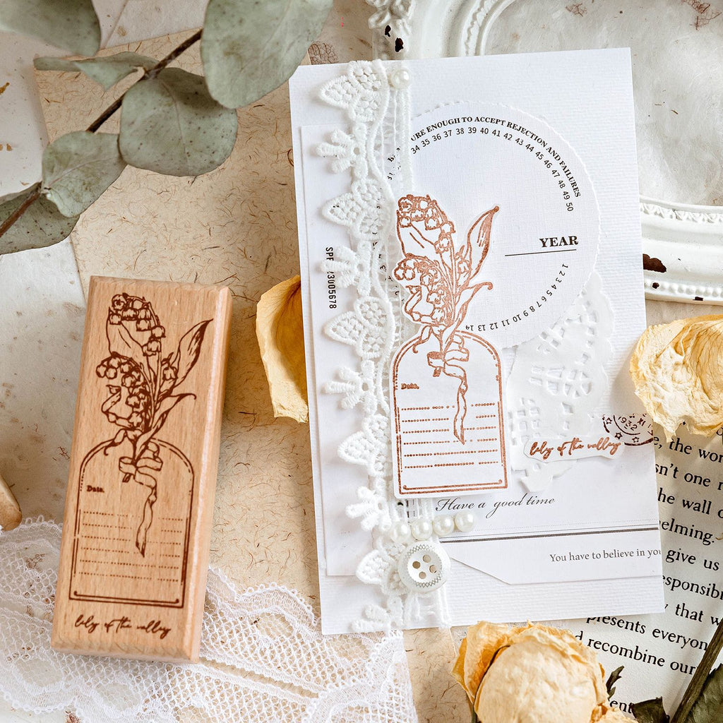1 Pc Wood Stamp HHMM