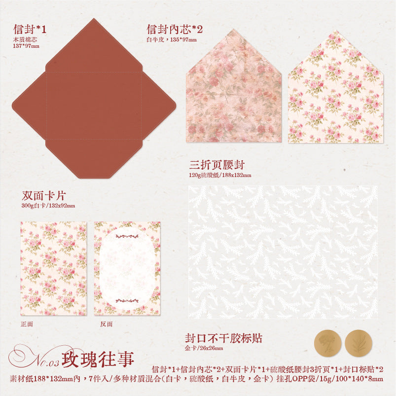 7pcs Greeting Card HDKHL