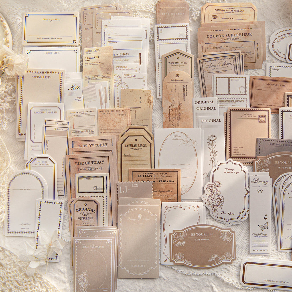 30 Pcs Vintage Scrapbook Notepad WRHX
