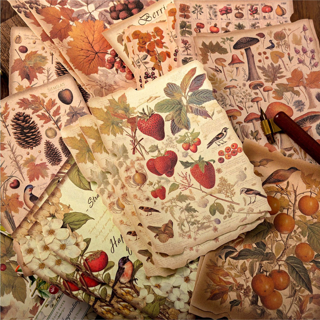 30 Pcs Vintage Scrapbook Paper WWYL