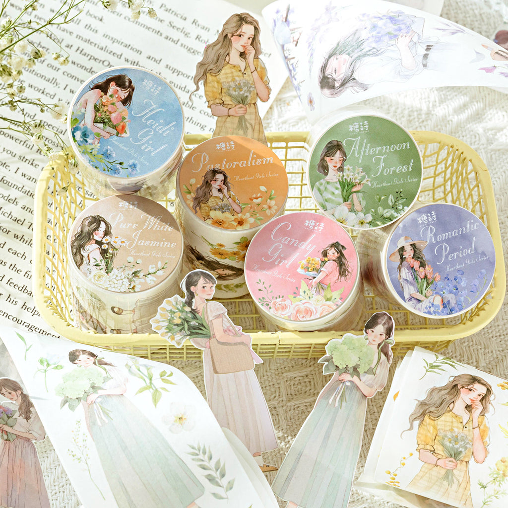 1 Roll Fashion Girl Washi Tape XDNH