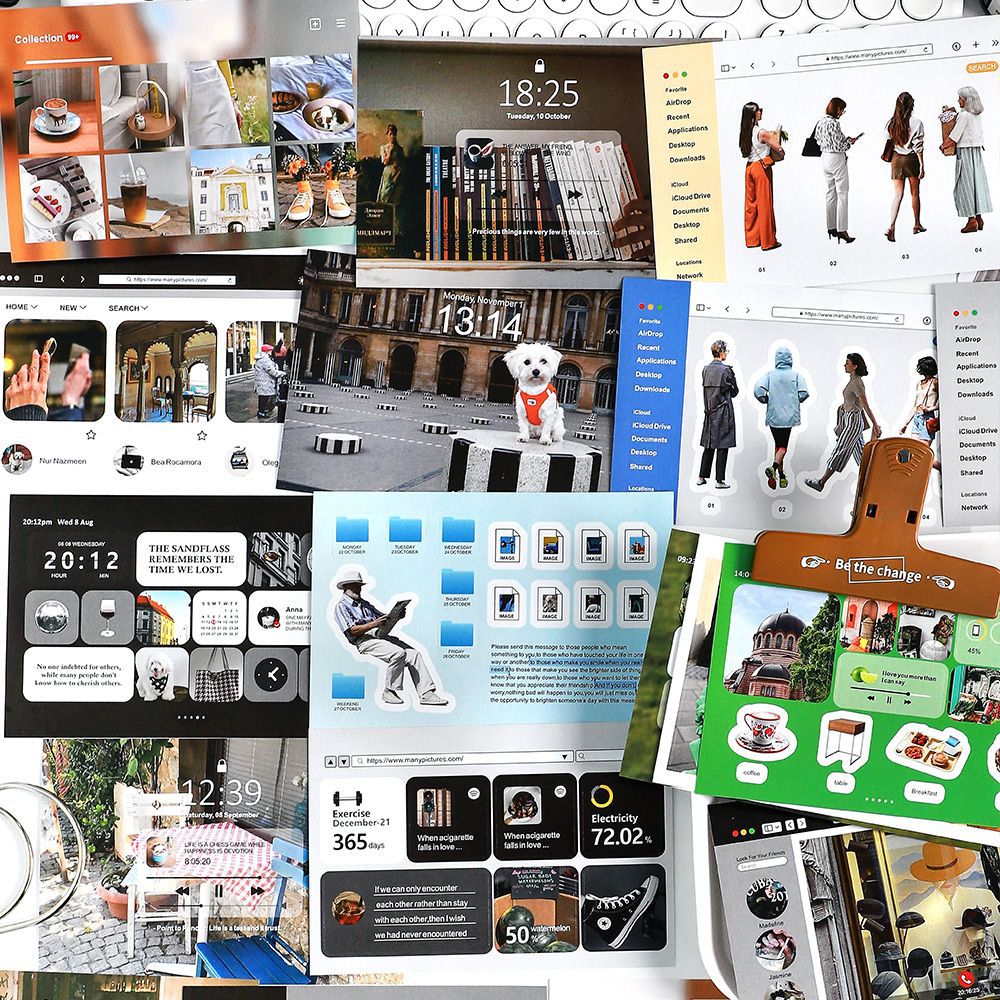 20pcs Scrapbook Stickers LLJL