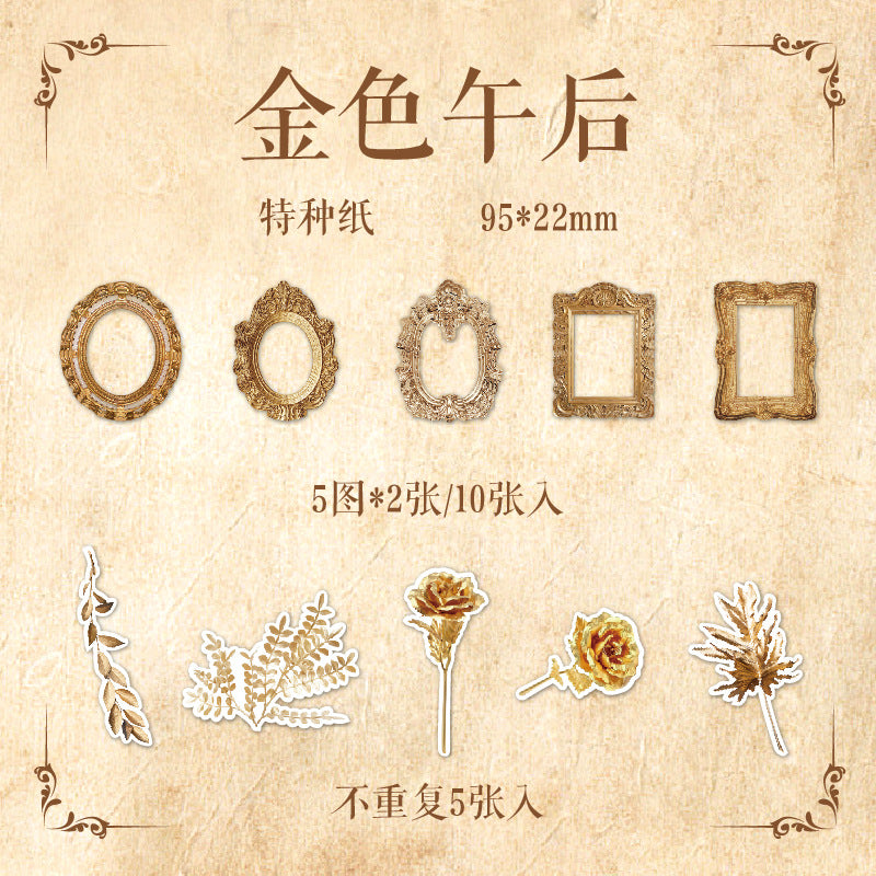 15pcs Vintage Frame Paper  MJHL