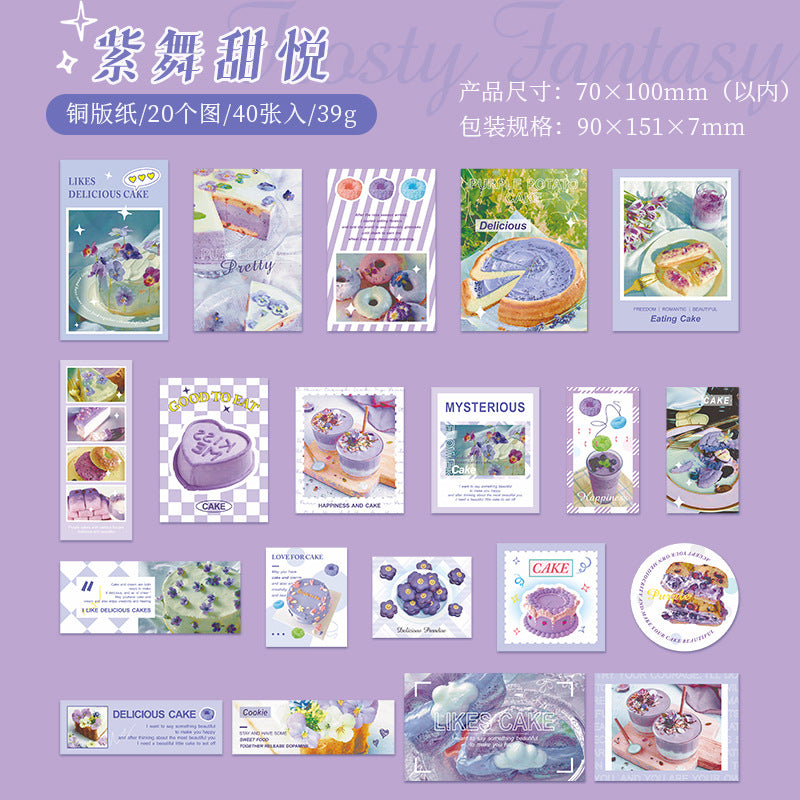 40pcs Cake Stickers TXHM
