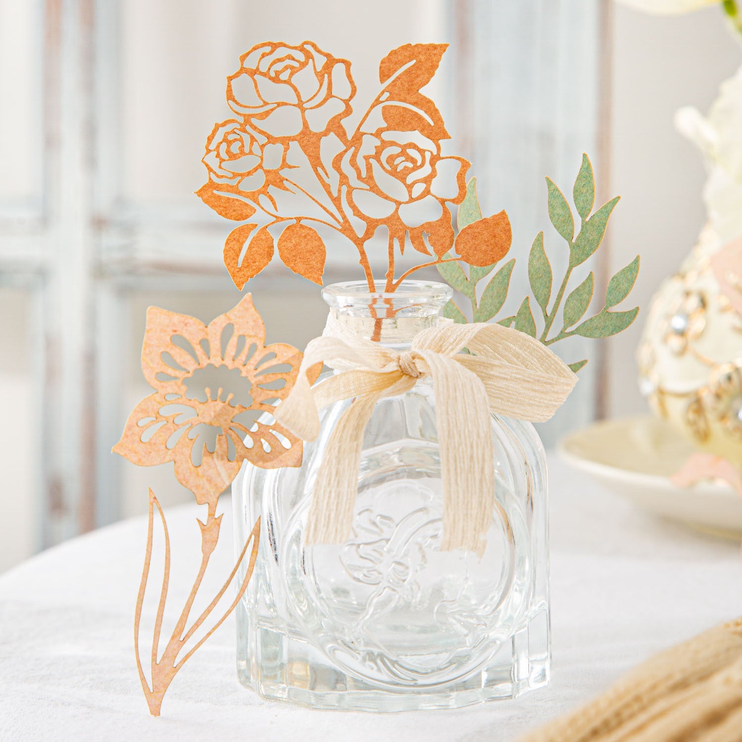 10Pcs Cutout Flower Paper YSHXL