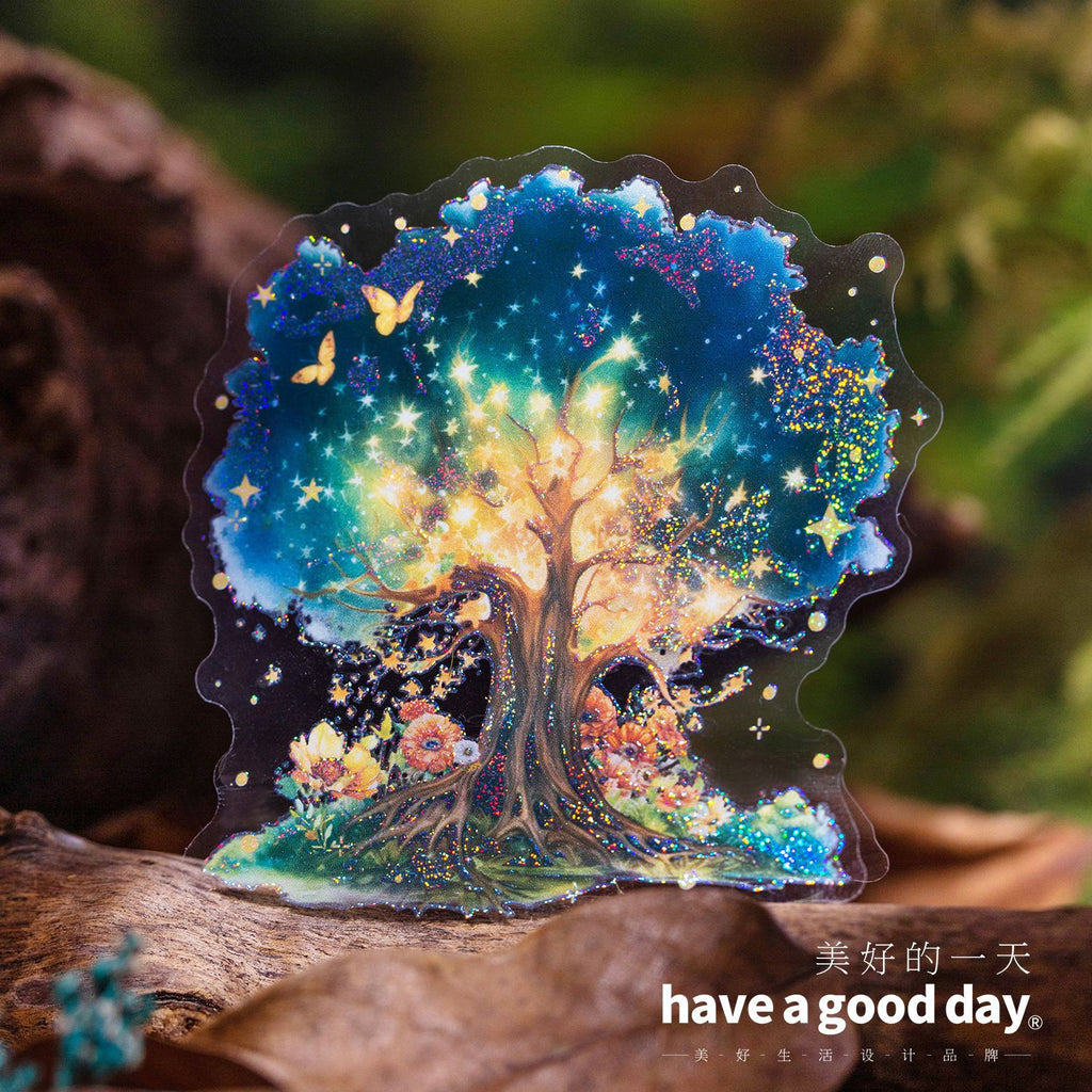 10 Pcs Forest PET Stickers XGSL