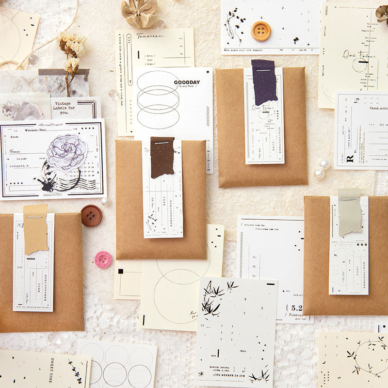 30 Pcs Junk Journal Notepad Paper YYXJ