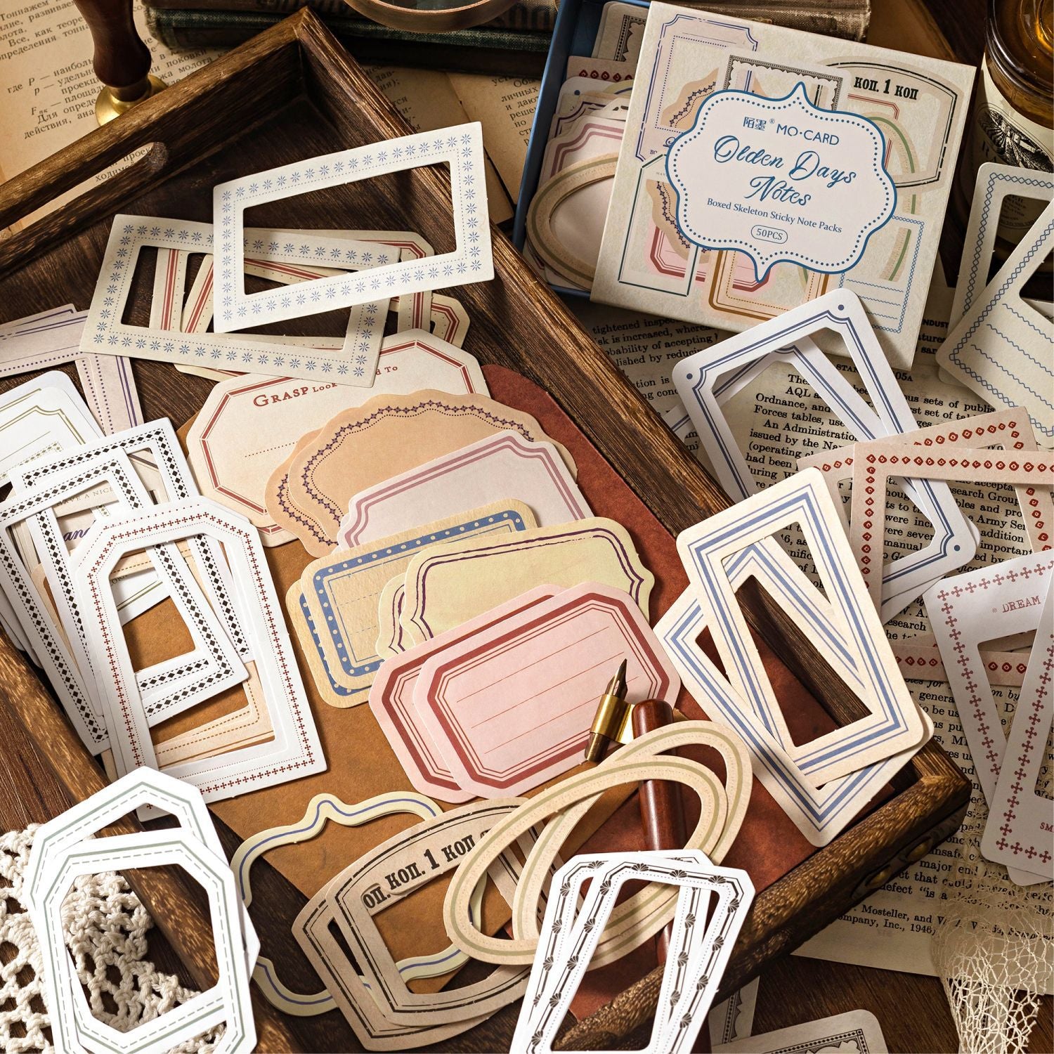 50 Pcs Junk Journal Paper Supplies PTXX