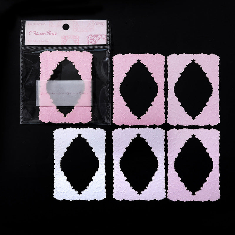 10pcs Vintage Frame Paper XYJX