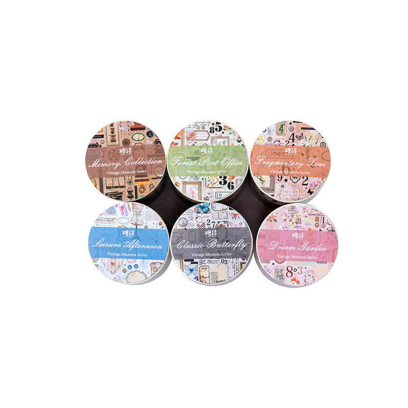 1 Roll Vintage Washi Tape FGBWG