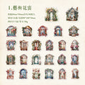 50 Pcs Window PET Stickers PHJGNCQ