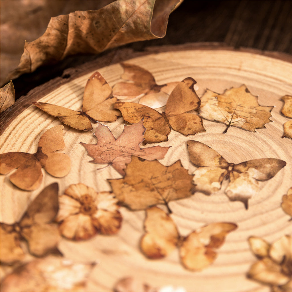 2 Pcs Vintage Junk Journal Stickers KFRJ