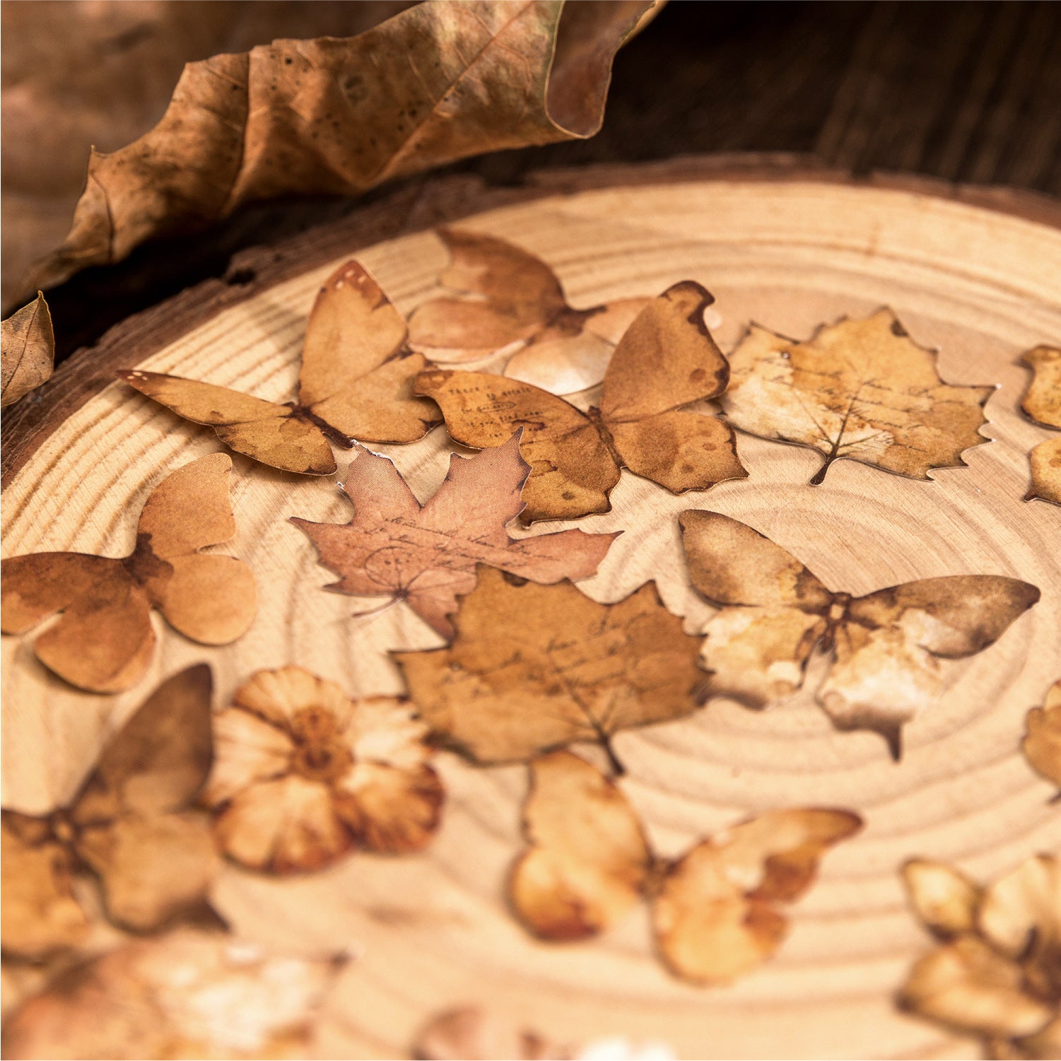 2 Pcs Vintage Junk Journal Stickers KFRJ