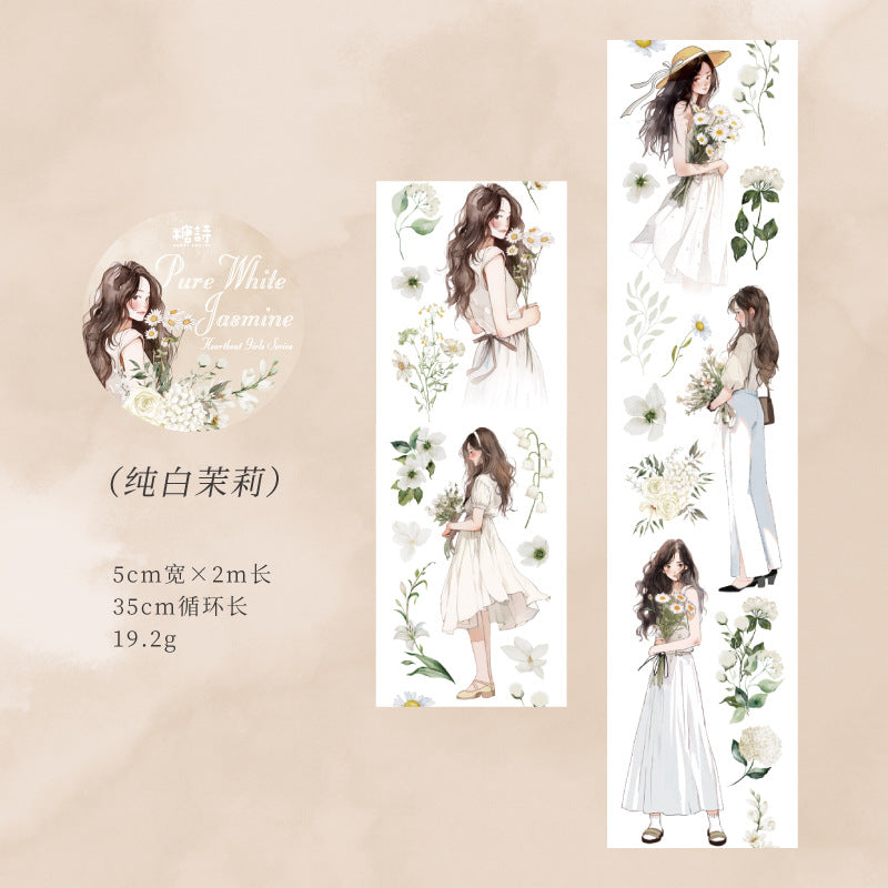 1 Roll Fashion Girl Washi Tape XDNH