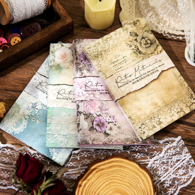 40pcs Vintage Scrapbook Paper CSJX