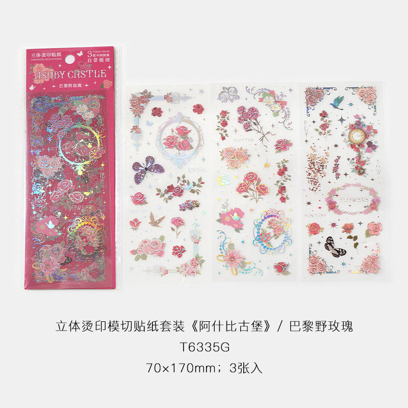 3PCS PET Stickers ASBGB