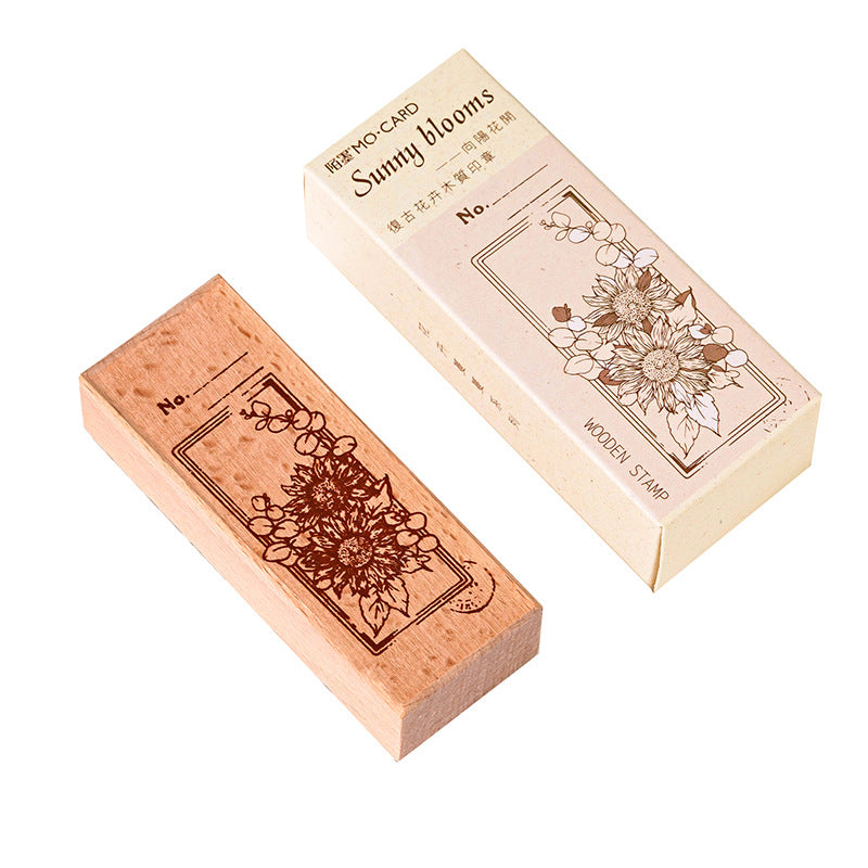 1 Pc Wood Stamp HHMM