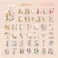 80Pcs PET Letter Stickers TYHH