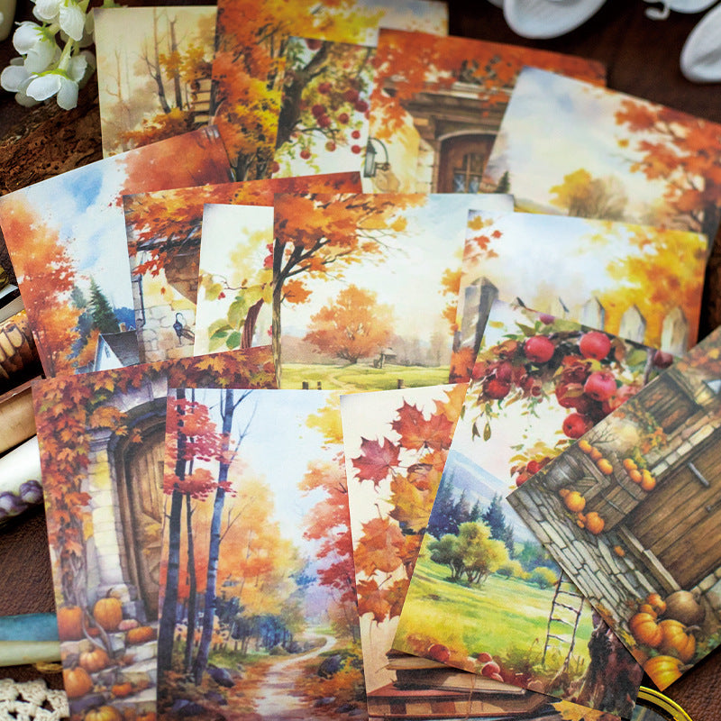 30Pcs Forest Theme Scrapbook Paper LJQY