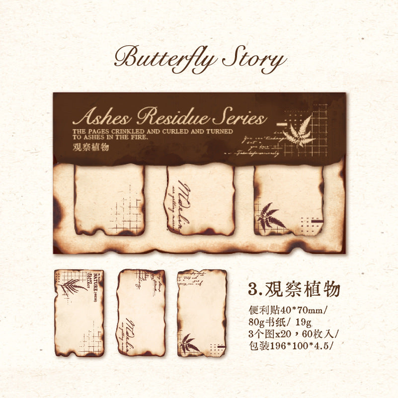 60 Pcs Vintage Notepad HJYY