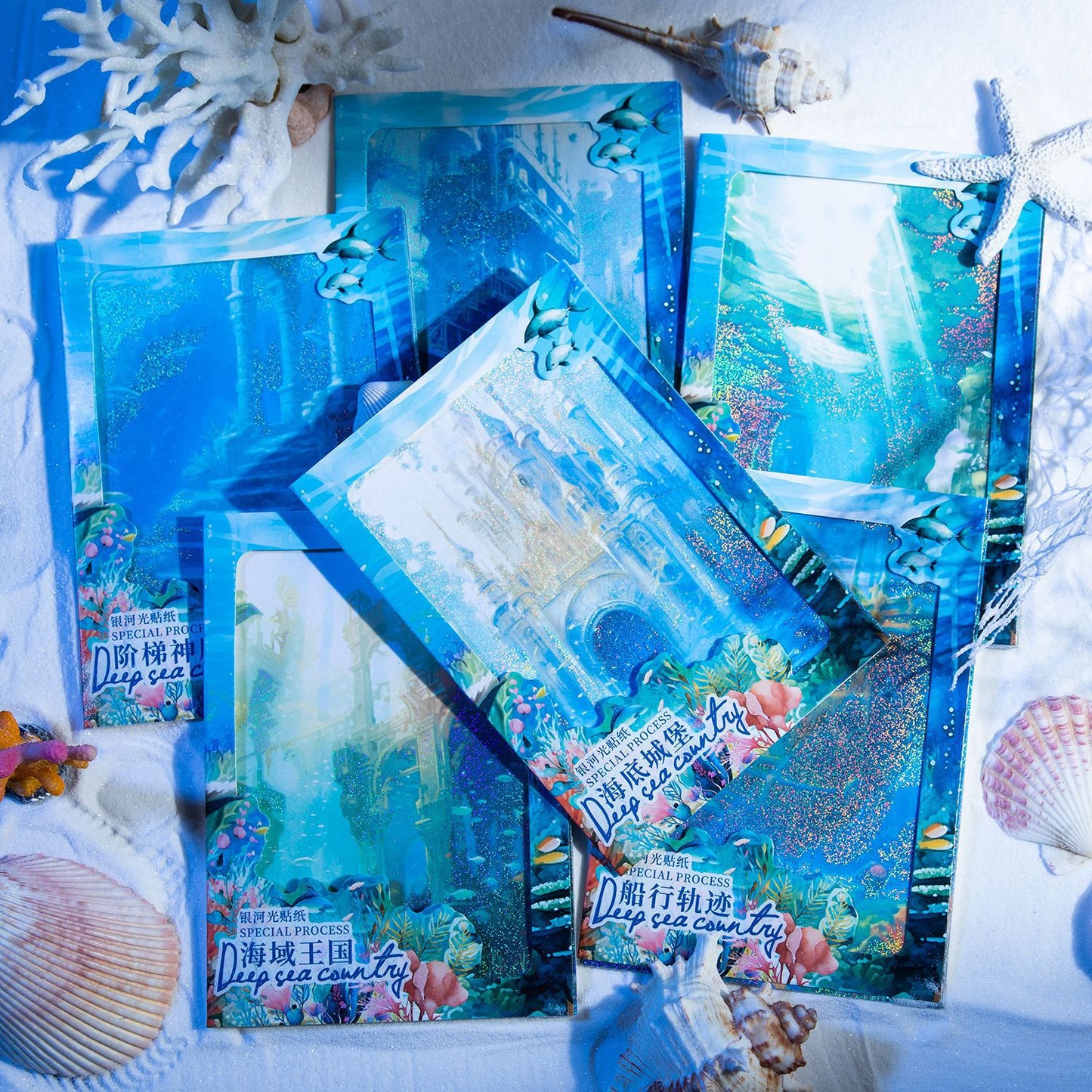 5 Pcs Ocean Washi Stickers SHGD