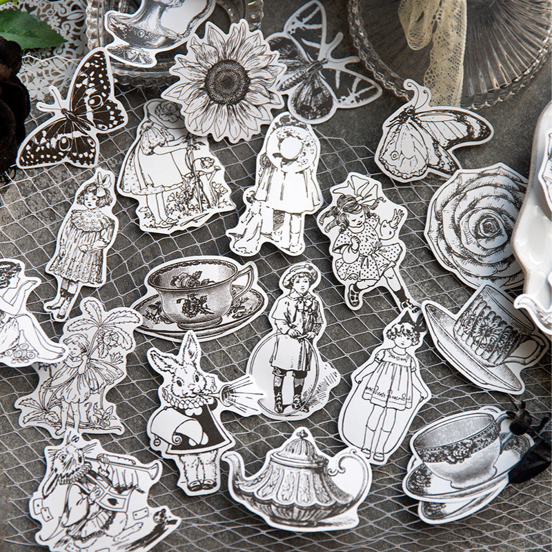 100pcs Washi and PET Stickers XCBJLM