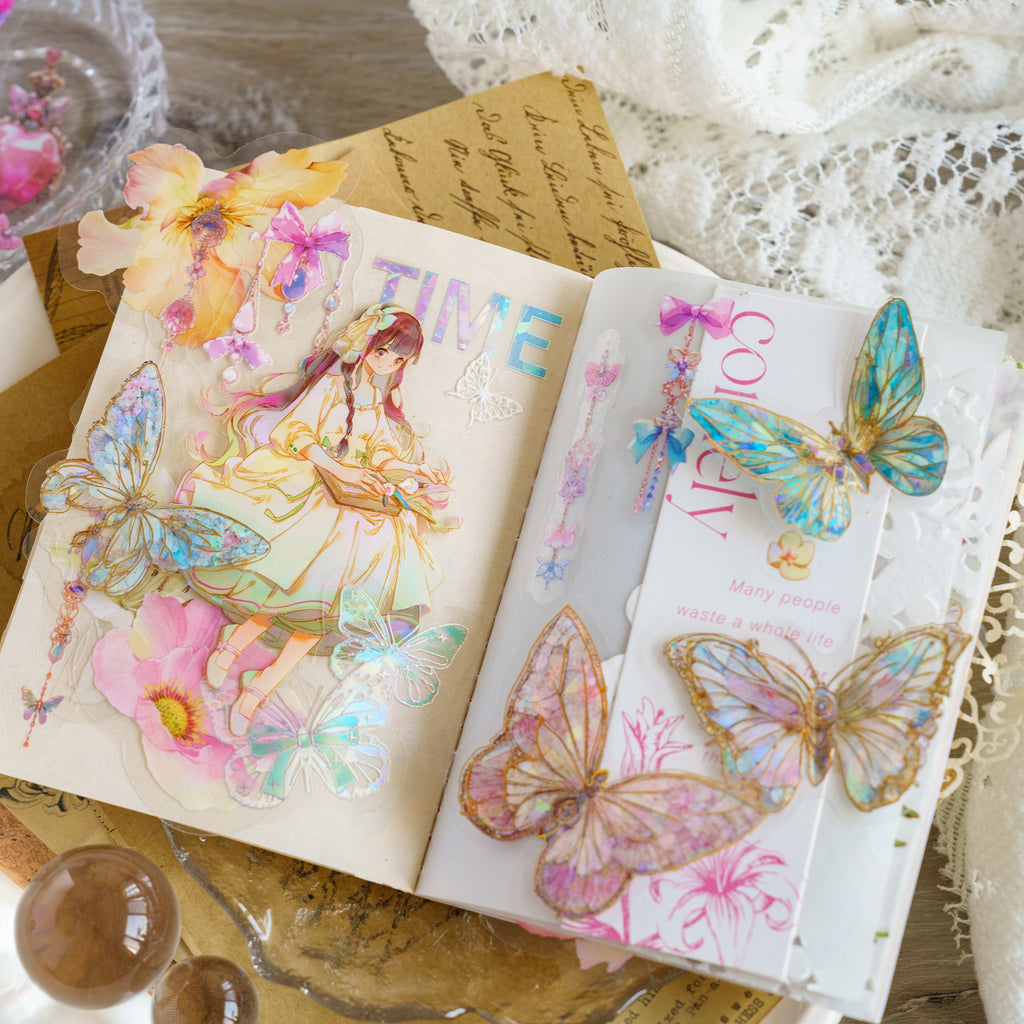 40pcs PET Jewellery Stickers ZBHXT
