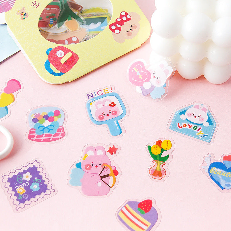 40pcs Cartoon PVC Stickers ZZTP