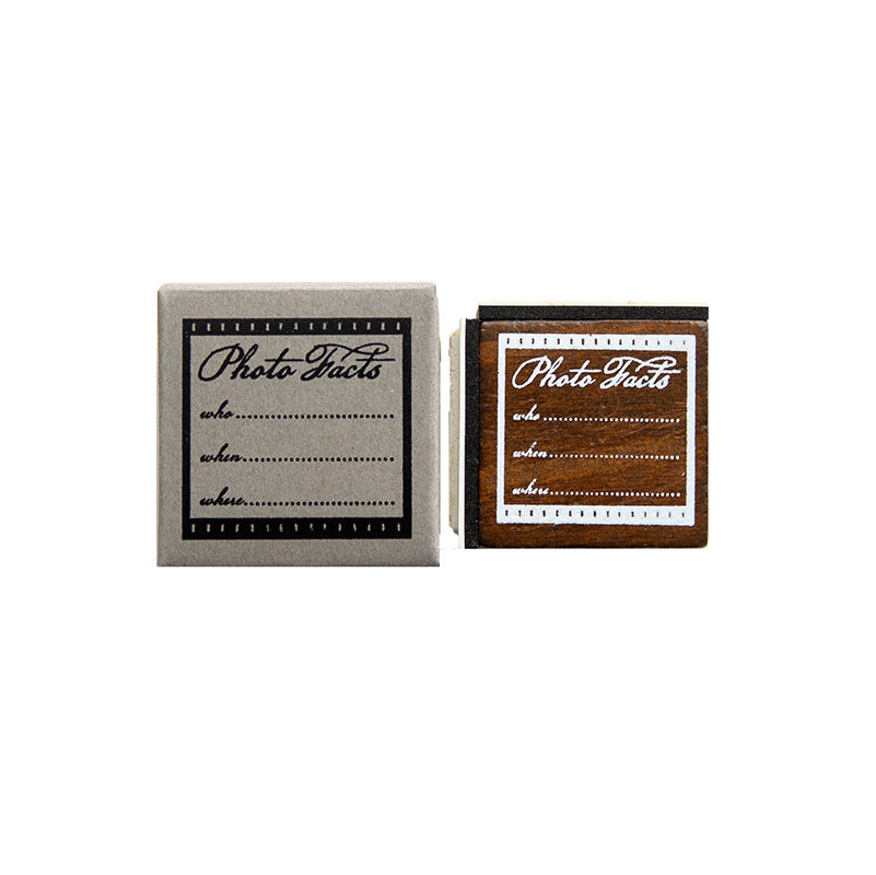 1 Pc Wooden Stamp MYDSY