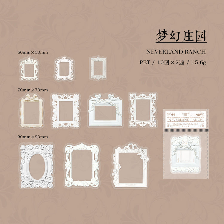 20pcs Frame Stickers XKBWG