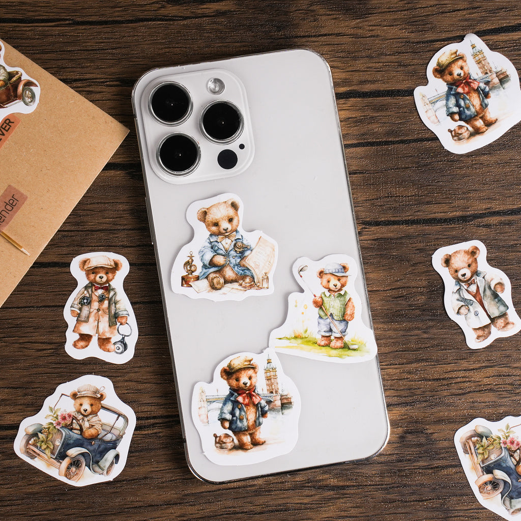 46pcs Boxed Bear Stickers XXSH
