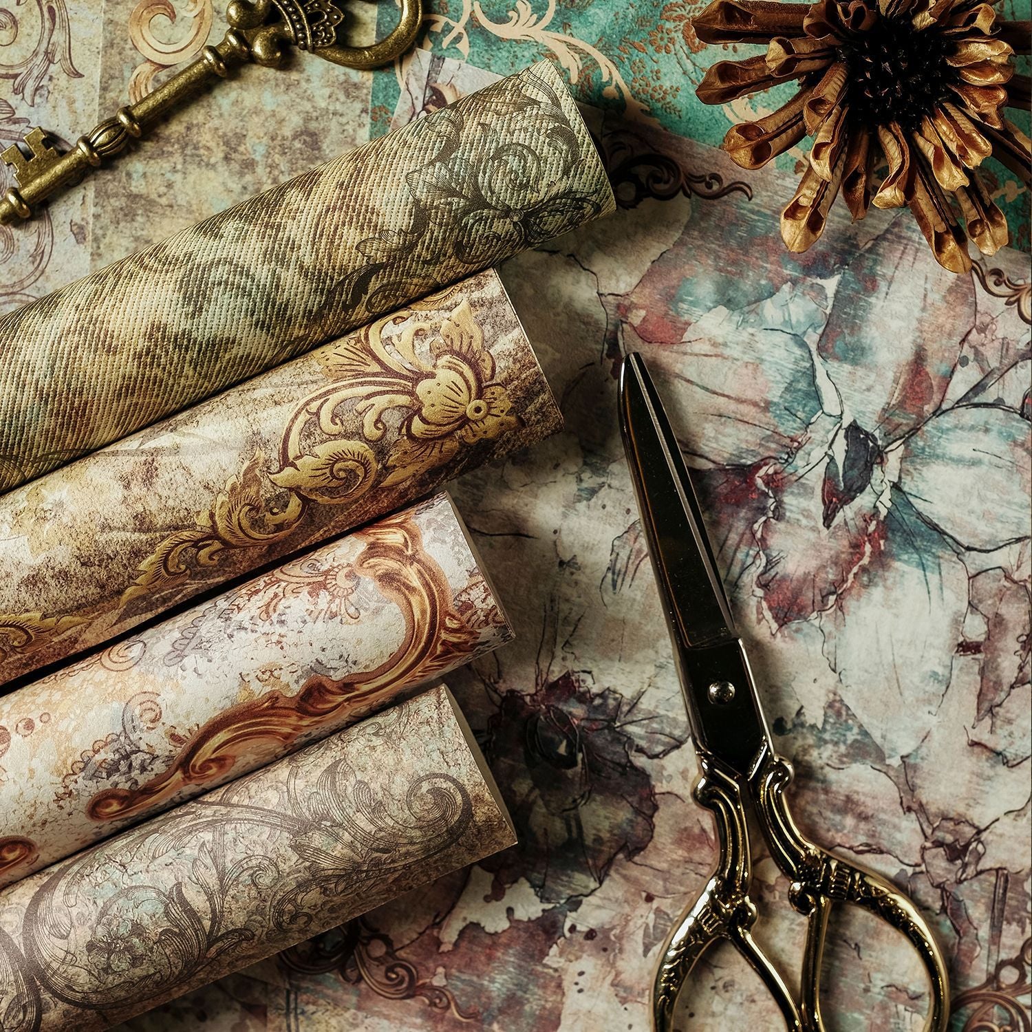 30pcs Scrapbook Paper BLKGD
