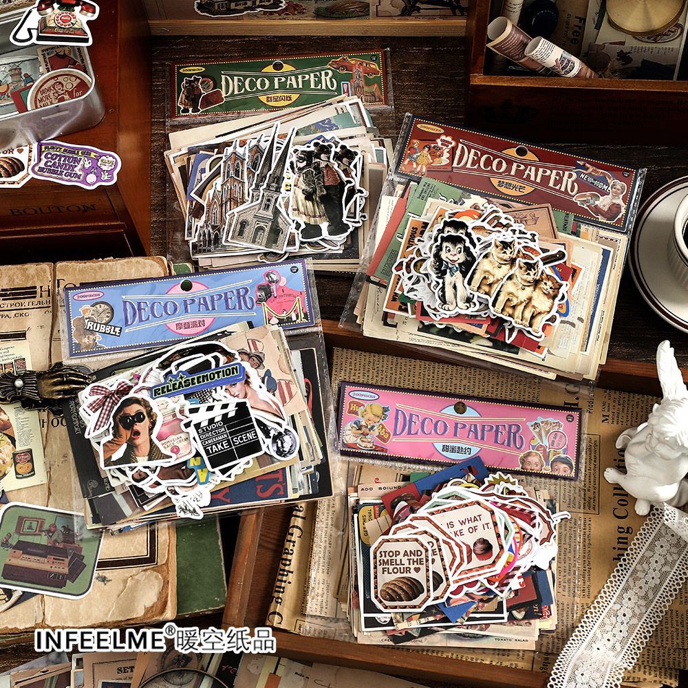 40Pcs Junk Journal Supplies Kit SYNH
