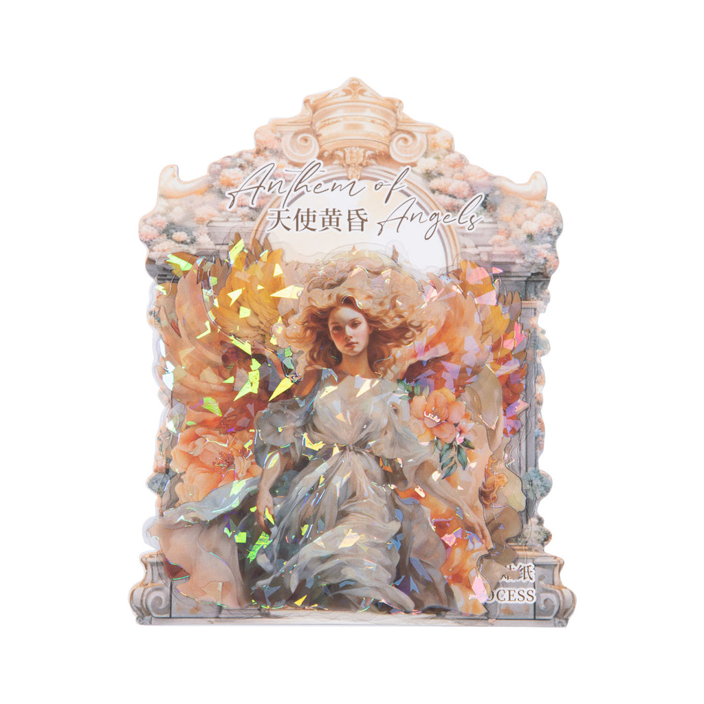 5 Pcs PET Angel Stickers TSSG