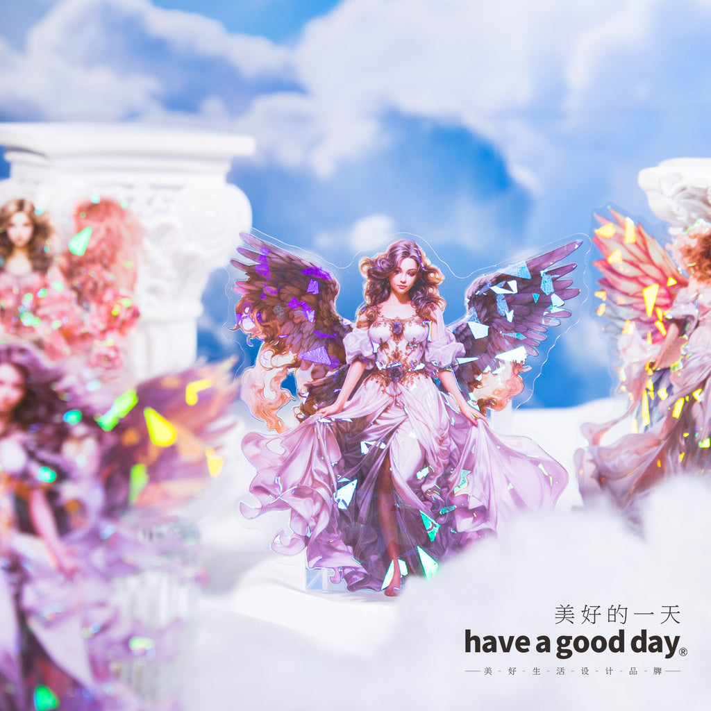 5 Pcs PET Angel Stickers TSSG