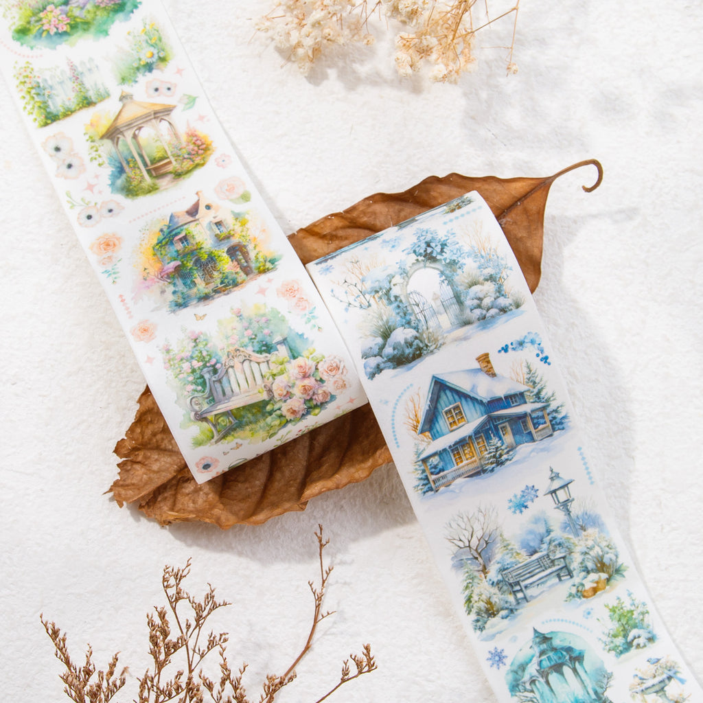 1 Roll Cartoon Landscape Washi Tape SJFS