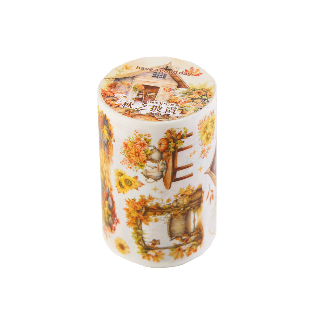 1 Roll Cartoon Landscape Washi Tape SJFS