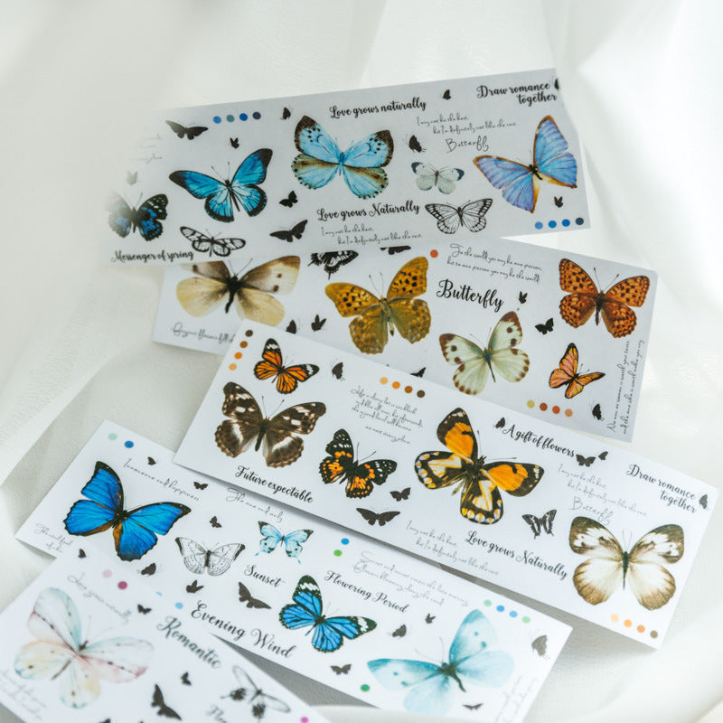 51PCS Butterfly Scrabook Supplies Set DYXZ