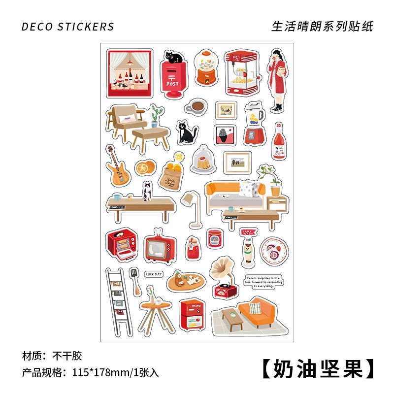 1 Sheet Life Stickers SHQL