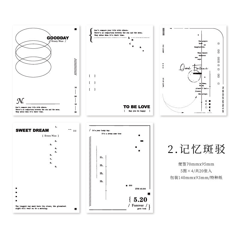 30 Pcs Junk Journal Notepad Paper YYXJ